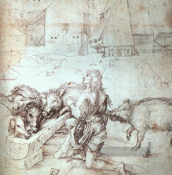 Der verlorene Sohn Nothern Renaissance Albrecht Dürer Ölgemälde